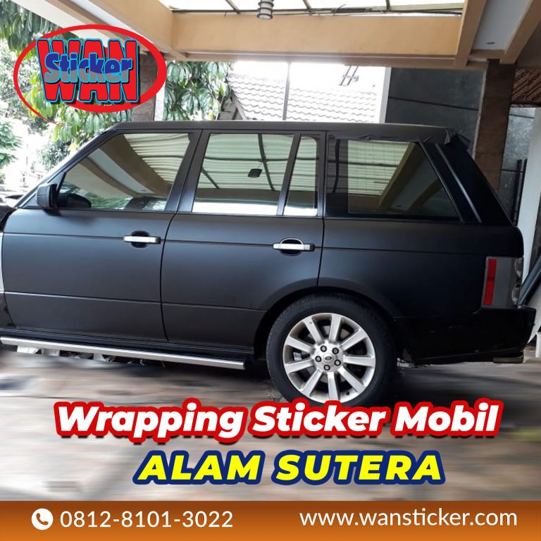 Wrapping Sticker Mobil Alam Sutera