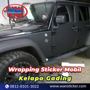 Wrapping Sticker Mobil Kelapa Gading